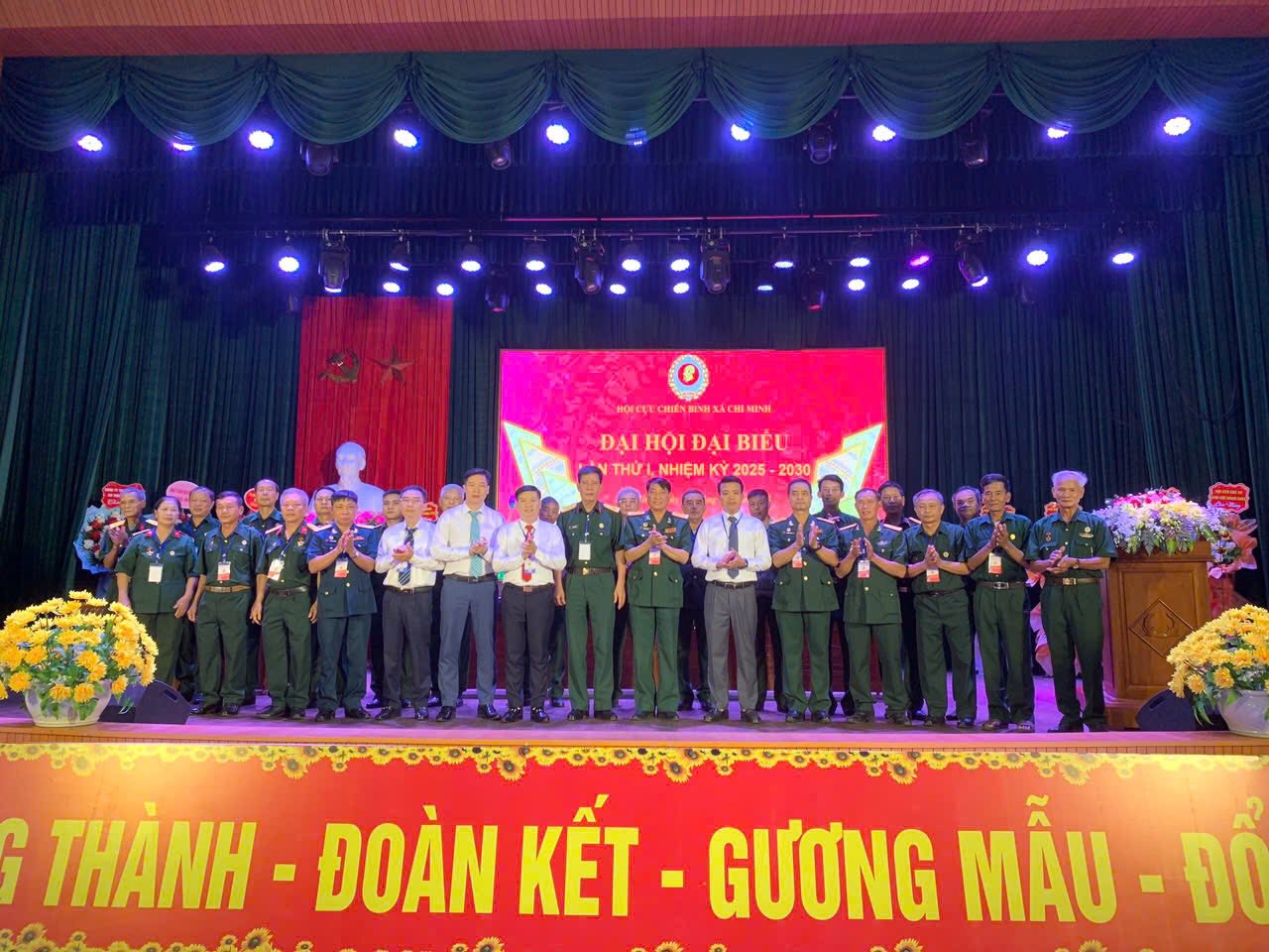 ĐẠI HỘI ĐẠI BIỂU HỘI CỰU CHIẾN BINH XÃ CHÍ MINH LẦN THỨ I, NHIỆM KỲ 2025-2030 THÀNH CÔNG TỐT ĐẸP