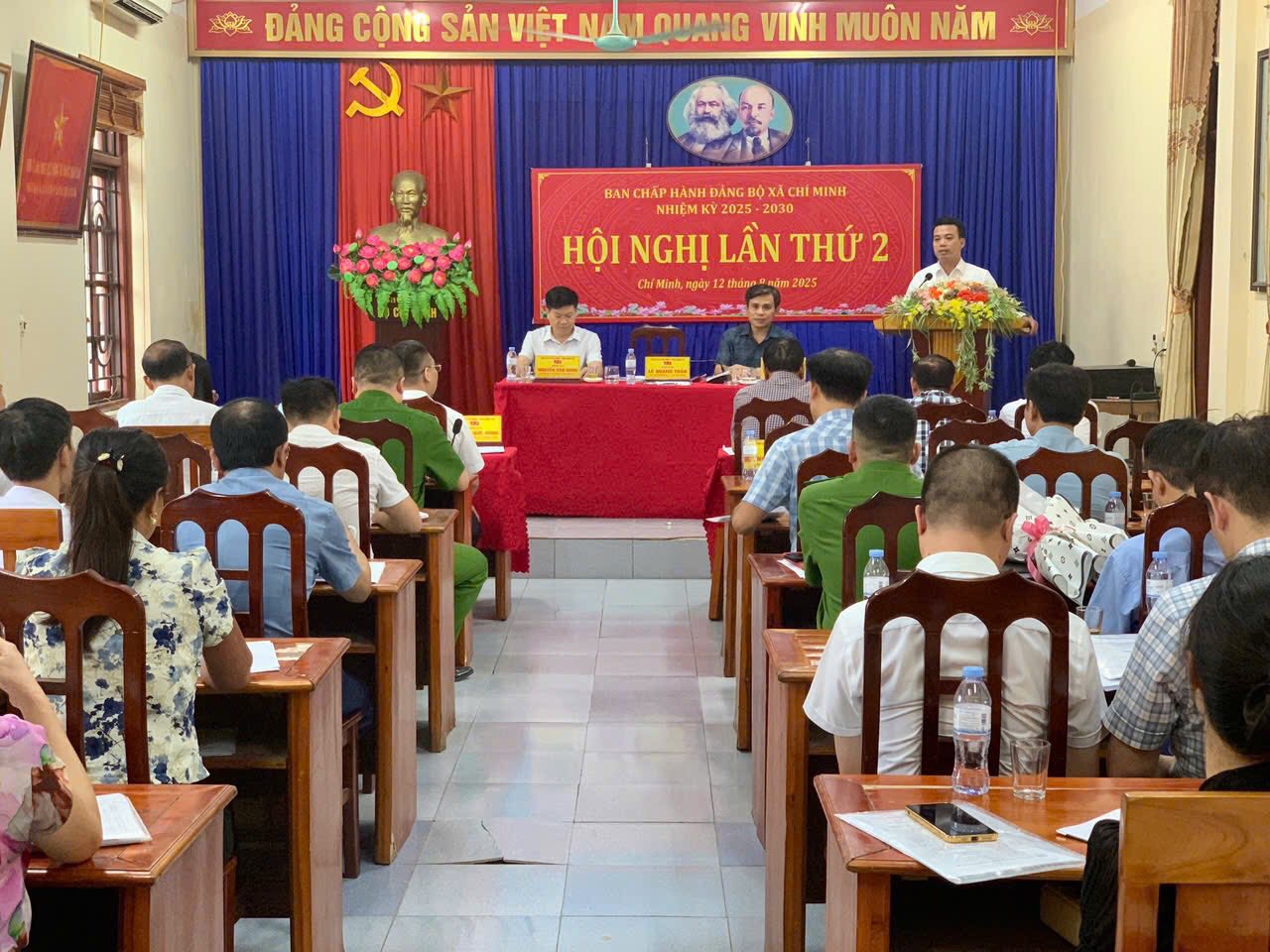 Hội nghị Ban chấp hành Đảng bộ xã Chí Minh lần thứ 2, nhiệm kỳ 2025-2030